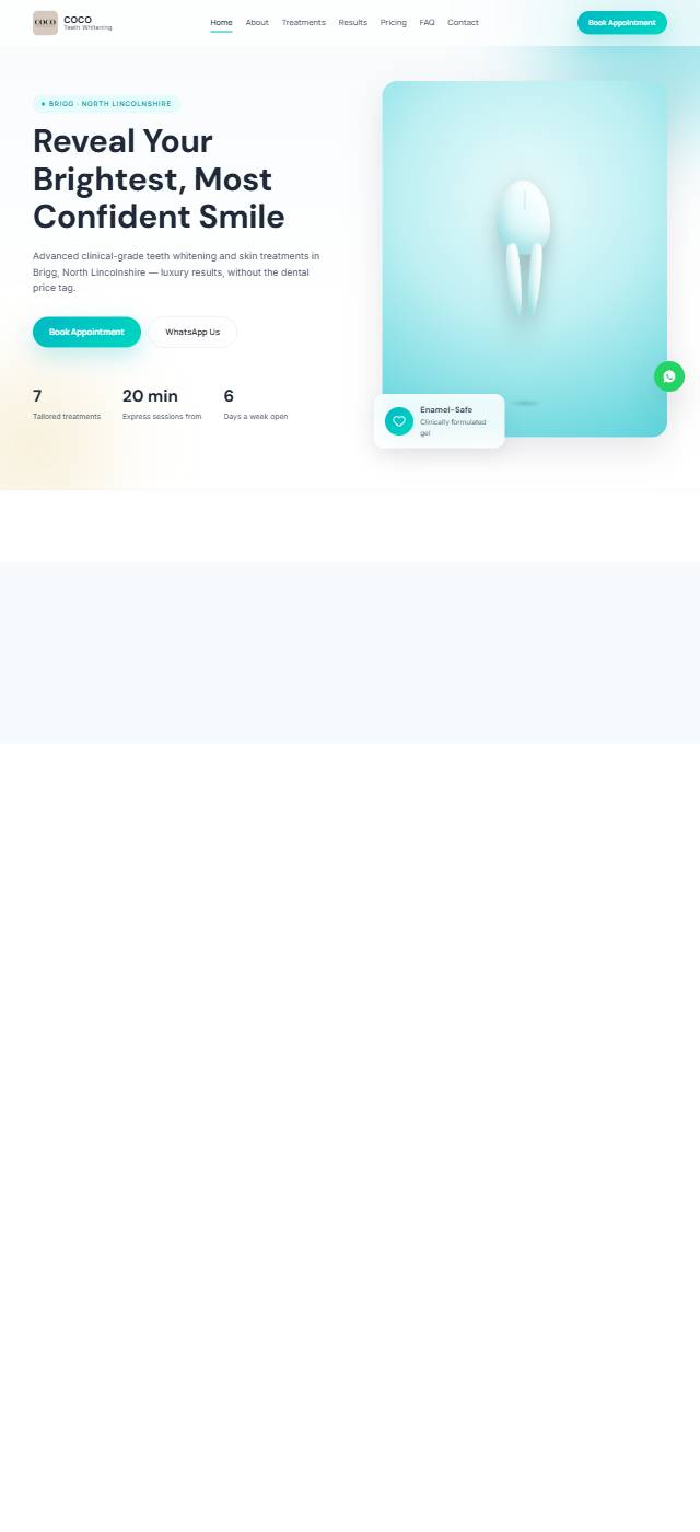 Homepage of the COCO website