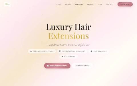 LA Glam by Lauren Alicia website