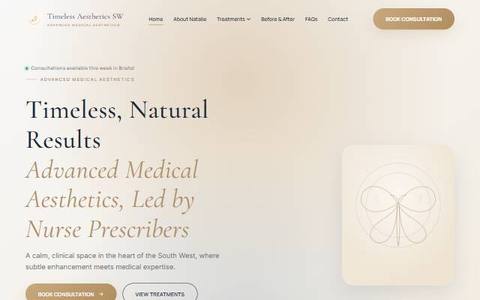 Timeless Aesthetics SW website