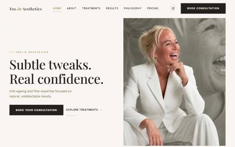 Tox-ic Aesthetics website