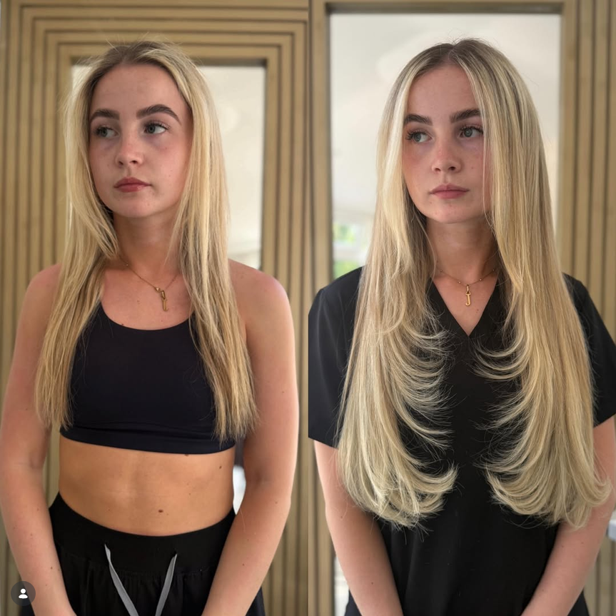 Blonde Extensions